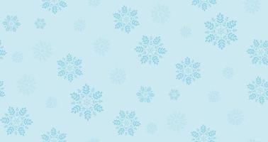 Schneeflocken nahtlose Hintergrundmuster blaue Farbe