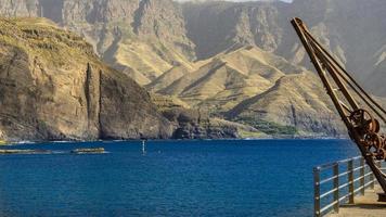 Hafen von Agaete auf der Insel Gran Canaria foto