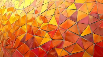 abstrakt bunt geometrisch Muster Orange Gelb foto