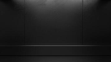 abstrakt Luxus schwarz Gradient mit Rand foto