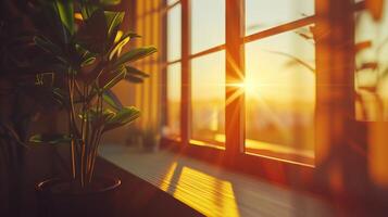 ästhetisch Hintergrund mit Fenster Schatten foto