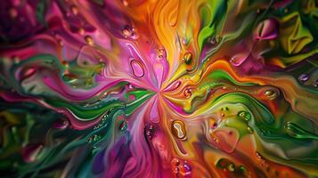 ein abstrakt Hintergrund mit multi farbig Dekoration foto