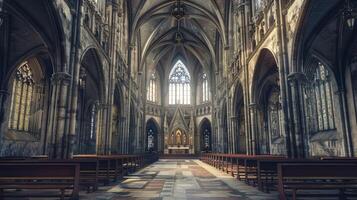 uralt gotisch die Architektur Vitrinen Geschichte foto