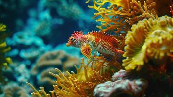 Tier Natur Meer Leben im unter Wasser Welt foto