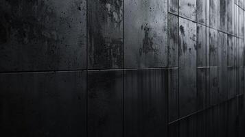 schwarz glatt Mauer texturiert Hintergrund detailliert foto