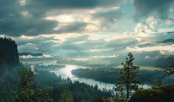 friedlich draussen Landschaft foto