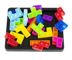 Puzzle einfache Grübchen, knall es. modisches und modernes Anti-Stress-Spielzeug für Kinder und Erwachsene foto