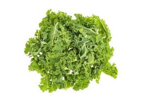 frische grüne Grünkohlblätter. vegetarisches Menü, gesunde Ernährung foto