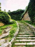 Treppe führen zu das petrovadin Festung, nov traurig, Serbien foto