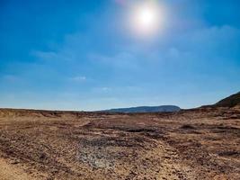 Sanddünen in der Wüste foto