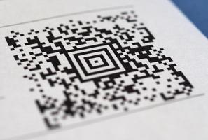 QR-Code-Barcode foto