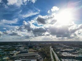 hoch Winkel Aussicht von Wohn Kreis beim Birmingham Stadt von England vereinigt Königreich, März 30., 2024 foto