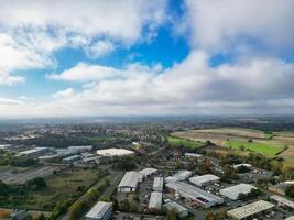 Antenne Aussicht von zentral Northampton Stadt von Northamptonshire, England vereinigt Königreich. Oktober 25., 2023 foto