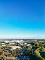 Antenne Aussicht von zentral Northampton Stadt von Northamptonshire, England vereinigt Königreich. Oktober 25., 2023 foto