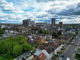 Antenne Aussicht von zentral Wembley London Stadt von England großartig Großbritannien. April 17., 2024 foto