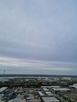 Antenne Aussicht von zentral Dartford London Stadt von England vereinigt Königreich, April 14., 2024 foto