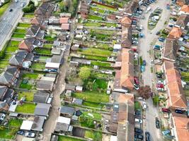 Antenne Aussicht von zentral aylesbury Stadt, Dorf von England vereinigt Königreich. April 1, 2024 foto