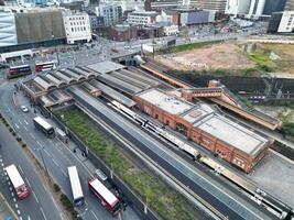 Stadt Center Gebäude von Birmingham zentral Stadt von England vereinigt Königreich während Sonnenuntergang. März 30., 2024 foto