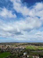 die meisten schön Aussicht von Himmel und Wolken Über Oxford Stadt von England vereinigt Königreich foto