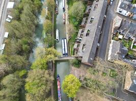 hoch Winkel Aussicht von zentral Eisenbahn Bahnhof von Oxford Stadt, England Vereinigtes Königreich. März 23., 2024 foto