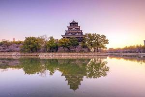 Burg Hiroshima in Japan foto