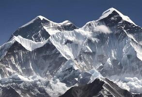 ein Aussicht von das Himalaya foto