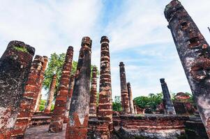 kulturell Sehenswürdigkeiten das historisch Smaragd uralt Stadt ist ein uralt Zivilisation im Sukhothai Provinz im Thailand. foto