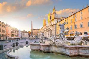 Piazza Navona in Rom, Italien foto