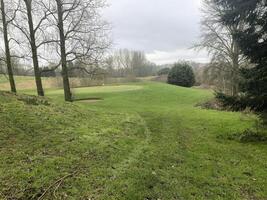 ein blick auf die landschaft von shropshire in der nähe von whitchurch foto