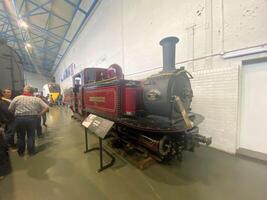 York im das Vereinigtes Königreich auf 30 März 2024. ein Aussicht von ein Lokomotive im das National Eisenbahn Museum foto