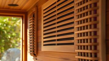 genießen spaartig Luxus im das Komfort von Ihre besitzen Zuhause mit das Hilfe von diese innovativ Infrarot Sauna DIY Bausatz. foto