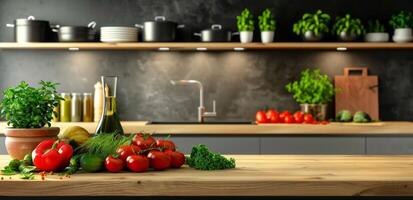 Gemüse auf das Küche Tabelle foto