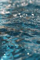 Wasser im das Schwimmbad Nahansicht foto