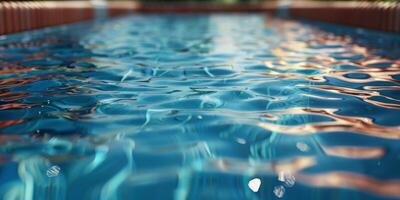 Wasser im das Schwimmbad Nahansicht foto