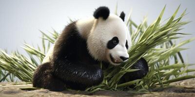 Panda im das wild foto