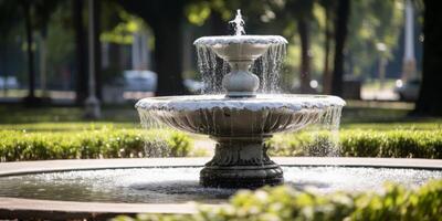 Brunnen im Stadtpark foto