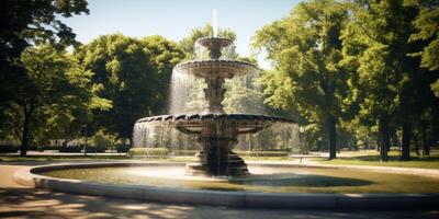 Brunnen im Stadtpark foto