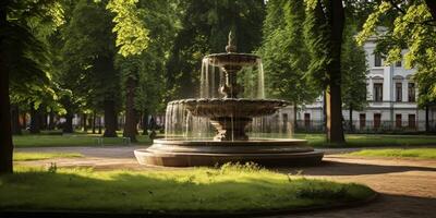 Brunnen im Stadtpark foto