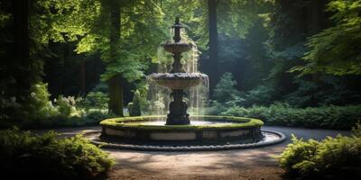 Brunnen im Stadtpark foto