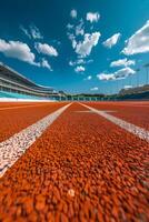 Laufband beim das Stadion foto