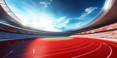 Laufband beim das Stadion foto