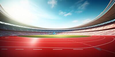 Laufband beim das Stadion foto