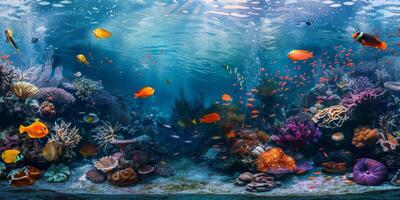 unter Wasser Welt Korallen Fisch foto