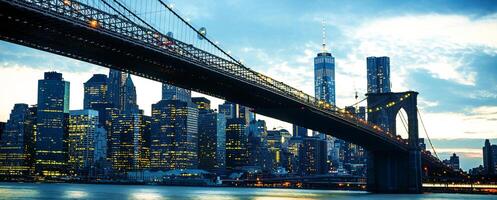 Skyline von New York City foto