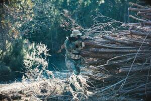 Airsoft Militär- Spiel foto