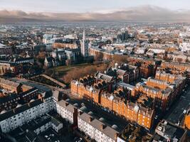 Ansichten von Dublin, Irland durch Drohne foto