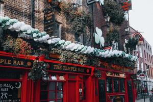 Tempel Bar im Dublin, Irland foto