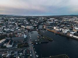 Ansichten von Galway, Irland durch Drohne foto