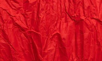 rot zerknittert Papier Textur, Grunge Hintergrund foto