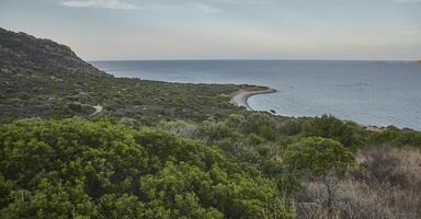 punta molentis von oben gesehen. foto